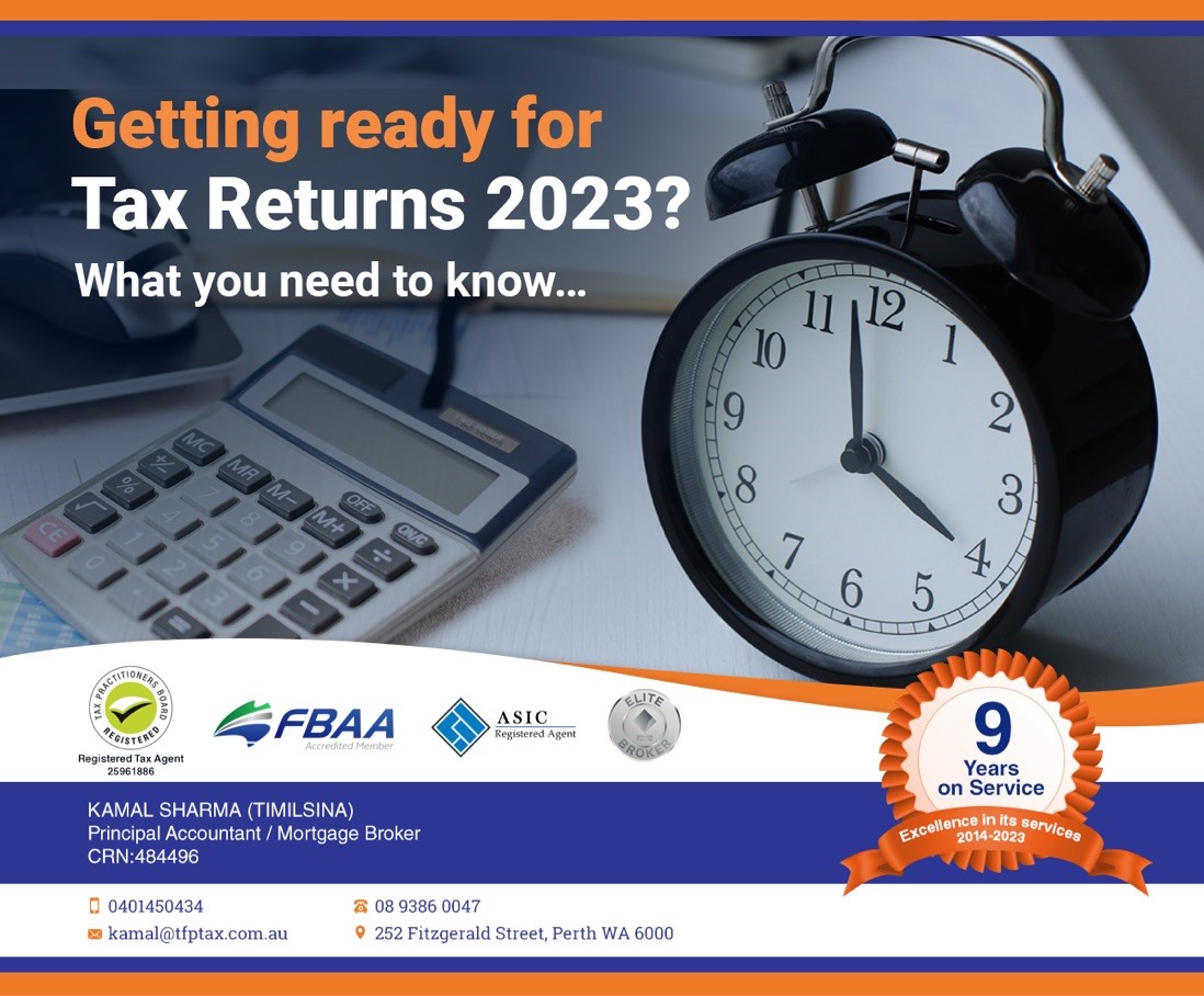 Getting ready for Tax Time 2023?
