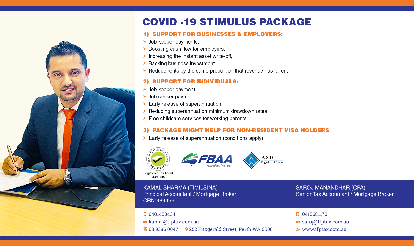 COVID-19: STIMULUS PACKAGES